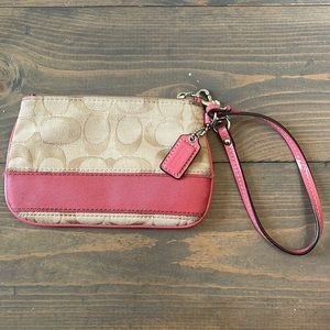 Coach wristlet circa 2012